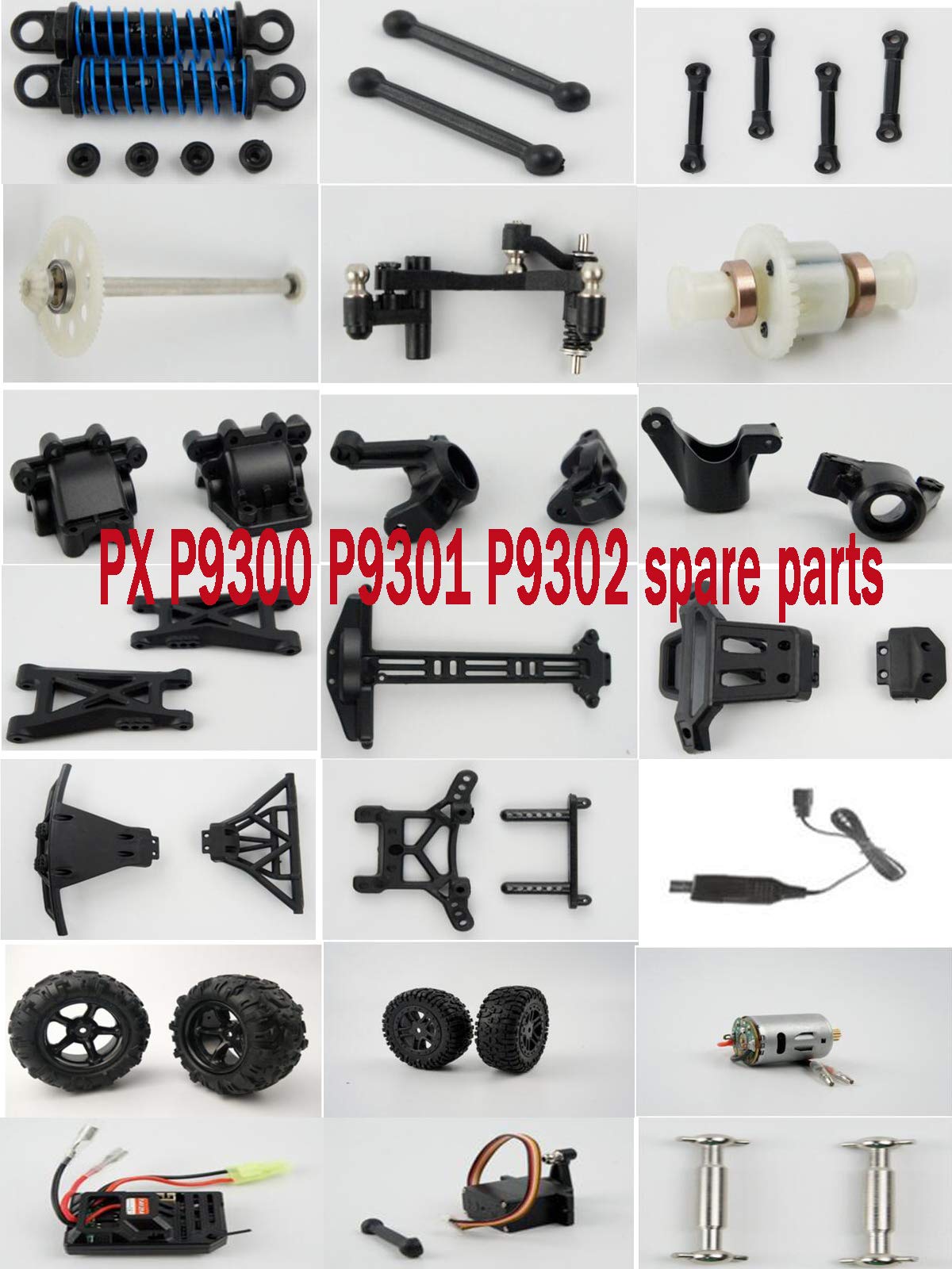 Amazon.com: Occus Parts & Accessories PX P9300 P9301 P9302 1/18 RC